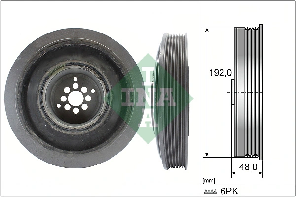 Belt Pulley, crankshaft